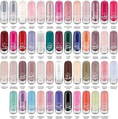 Essence Nail Polish Colors, Nail Polish Essence, Essence Nail Polish, Fairy Floss, Acrylic Nail Kit, Nail Colour, Blue Nail Polish, Gel Nail Colors, Best Nail Polish