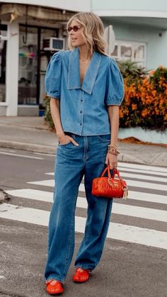 Haircut Designs, Denim Details, Fashion Details, Moda Fashion, I Dress, Work Outfit