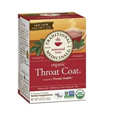 Traditional Medicinals Tea Throat Coat, 16 Bags - (Sore Throat Tea for Singers) Throat Coat Tea, Throat Tea, Sore Throat Tea, Slippery Elm Bark, Slippery Elm, Tea Sampler, Licorice Root, Organic Teas