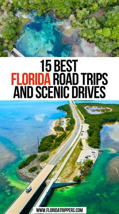 15 Best Florida Road Trips and Scenic Drives Florida Road Trip Ideas, Florida Road Trip, Travel Places To Visit, Canoe Fishing, Road Trip Ideas, Florida Travel Guide, Perdido Key, Road Trip Packing