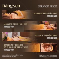 an advertisement for a massage parlor