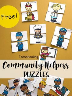 the community helpers are free to teach children how to write and draw their own characters