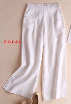 Cotton Pants Women, Womens Pants Design, Casual Linen Pants, Pakistani Fashion Casual, Linen Fashion, Trendy Dress Outfits, Sleeves Designs For Dresses, Pants Women Fashion, Everyday Fashion Outfits