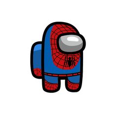 an image of a spiderman character on a white background