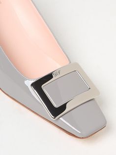 High Heel Shoes ROGER VIVIER Woman color Grey Grey High Heels, Roger Vivier Shoes, Roger Vivier, Italian Fashion Designers, Heel Shoes, Italian Fashion, Woman Colour, Pump Shoes, Women's Pumps