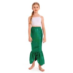 PRICES MAY VARY. Mermaid Tail Skirt: Made of Soft Chemical Foiled Fabric, Suitable for Hand Washing, With Other Mermaid Accessories, Make Your Baby Into a Sparkle Little Mermaid Occasion: Great for Birthday Party, Mermaid Theme Party, Halloween, Summer Holidays, Beach and Everyday Casual Wear Gift: As a Birthday Gift for Children, Friends, is Also a Good Choice, You'll Get a Lot of Compliments Size: 3-4T, 4-5T, 5-6T, 6-7T, 7-8T, 9-10T For Your Choice. Please Refer to Your child's Age and Our Siz Birthday Party Mermaid Theme, Mermaid Skirt Pattern, Birthday Beach Party, Halloween Summer, Mermaid Tail Skirt, Mermaid Accessories, Up Costume, Mermaid Theme Party, Party Clothes