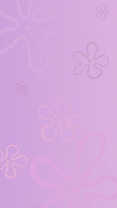 an abstract purple background with flowers and swirls