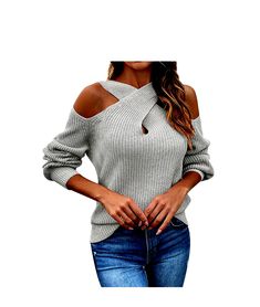 ESSENTIALS SWEATERS Cardigans Shoulder Lightweight Sweater Tops Outfit, Weaving Styles, Tops Outfit, Outfit For Summer, Lantern Sleeve Sweater, Sweater Tops, Estilo Chic, Cold Shoulder Sweater, Off Shoulder Sweater