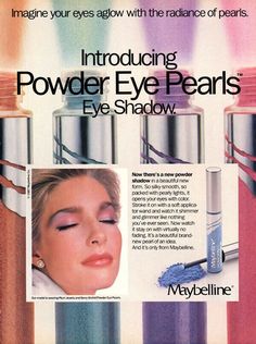 Maybelline Powder, 80s Makeup, Maybelline Makeup, Retro Beauty, Retro Ads, 1980s Fashion, Vintage Beauty, Vintage Ads, Maybelline