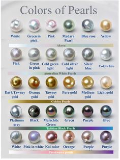 Exploring the Stunning Colors of Pearls Most Beautiful Gemstones, White Pearls Jewelry, Pearls And Gemstones, Making Pearl Jewelry, Black Pearl Drawing, Pearl Jewelry Making, How To Draw Pearls, Drawing Pearls, Pearl Color Palette