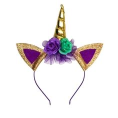 Add a magical touch to your Mardi Gras celebration with this Mardi Gras Unicorn Headband. Featuring vibrant Mardi Gras colors and a whimsical unicorn horn, this headband is perfect for parades, parties, and themed events. The comfortable design ensures it stays in place, making it an ideal accessory for all-day festivities. Stand out in the crowd and embrace the spirit of Mardi Gras with this enchanting unicorn headband. Mardi Gras Colors, Place Making, Unicorn Headband, Unicorn Horn, Themed Events, Comfortable Design, The Spirit, Mardi Gras, Horn