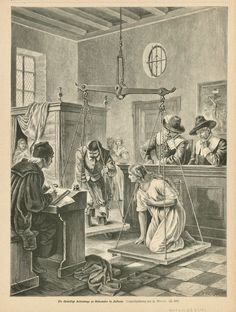 an old courtroom with people in it