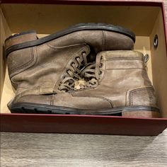 Light Grey 1000 Mile Boot From Wolverine. Leather In Good Condition And Comes With Original Box. 1000 Mile Boots, Mens Leather Boots, Leather Boot, Shoes Men, Leather Boots, Combat Boots, Light Grey, Shoes Mens, Original Box