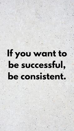 the quote if you want to be successful, be constient on a white background