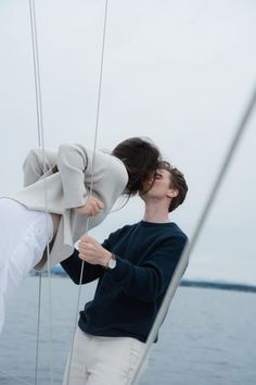 Sailboat Date, Yacht Club Engagement Photos, Sailboat Engagement Shoot, Sailing Engagement Photos, Sailboat Couple Photography, Yacht Engagement Pictures, Sailboat Engagement Photos, Lighthouse Engagement Photos, Engagement Photos Boat