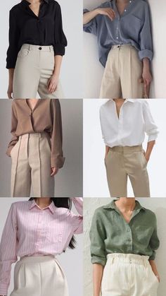 Smart Casual Women Outfits, Simple Casual Outfits, Mix Match Outfits, Colour Combinations Fashion, Color Combos Outfit, Casual College Outfits, Business Casual Outfits For Work, Everyday Fashion Outfits