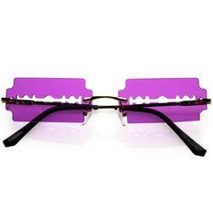 Horn Rimmed Glasses, Blade Cut, Frame Square, Razor Blade, Metal Hinges, Colour Tint, Cat Eye Frames