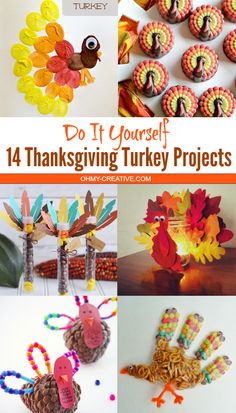 thanksgiving turkey crafts for kids to make