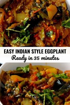 Looking for easy homemade recipes from Indian kitchens? Try this easy curried eggplant and potato recipe known as aloo baingan. It's vegan and gluten-free. Vegan Eggplant Curry, Eggplant Sweet Potato Recipes, Eggplant And Potato Recipes, Persian Eggplant Recipes, Eggplant Indian Recipes, Eggplant Crockpot Recipes, Aloo Baingan Recipe, Graffiti Eggplant Recipes, Indian Accompaniments