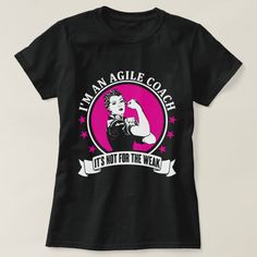 I'm an Agile Coach T-shirt, Women's, Size: Adult S, Black Gender: female. Activity Director, Cadeau Photo, Nursing Tshirts, Teacher Tshirts, A Train, Shirt Women, Surgery, Gender Female, Clothing And Shoes