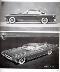 an old car is shown in three different pictures