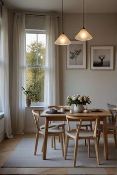 Scandinavian Dining Room Ideas with soft hues dawn backdrop tranquility 3 Scandinavian Breakfast Table, Scandinavian Dining Room Ideas, Parisian Apartment Style, Clean Dining Room, Inviting Dining Room, Scandinavian Dining Table, Bali Design, Scandinavian Dining Room, Eclectic Wallpaper