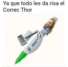 a man with long hair is holding a toothbrush in his mouth and the caption says, ya que tod los las risa el correo