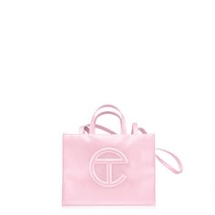 Medium Shopping Bag - Ballerina – shop.telfar Aesthetic Vision Board Ideas, Aesthetic Vision Board, Telfar Bags, Vision Board Ideas, Billfold Wallet, Pink Birthday, Logo A, Survival Kit, Board Ideas