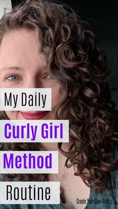 through my curly girl method hair routine! I don’t have a sophisticated enough set up to make videos, but I do have pictures Curly Girl Method Routine, Root Volume, The Curly Girl Method, Air Dry Hair, Beautiful Curls, Curly Hair Routine, Curly Hair With Bangs