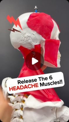 Headache Top Of Head, Central Sensitization, Different Headaches, Shoulder Exercise, Neck And Shoulder Exercises, How To Relieve Headaches, Health Wellbeing