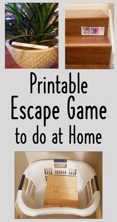 the printable escape game to do at home is great for kids and adults alike