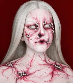 Halloweenský Makeup, Funky Makeup, Special Fx Makeup, Horror Makeup