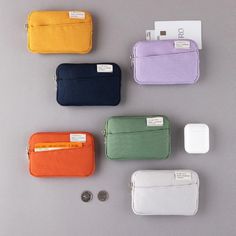 Card Wallet Coin Purse Pouch Made With Cordura Fabric Durable, Versatile, Reliable Stylish Durability And Lightweight Strength Resistant To Water, Tears, Scuffs And Abrasions By Pu Coating Inner & Outer Stack Up Pockets Designed For Living, Built To Last Size: Approx 3.1" X 4.3" (8 Cm X 11 Cm) Color: 5 Colors Available 100% Made In Korea Great Gift For Any Occasion! Mini Pouch Bag, Waterproof Pouch, Business Card Cases, Card Pouch, Mini Pouch, Card Holder Case, Small Notebook, Pen Pouch, Mini Pouches