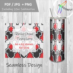 16ss 20 oz Mouse Rhinestone Tumbler Template - Honeycomb met - Inspire Uplift Bedazzled Items, Rhinestone Patterns, Rhinestone Templates, Cups Ideas, Rhinestone Designs Templates, Rhinestone Halloween, Bling Tumbler, Rhinestone Designs Pattern, Rhinestone Tumbler