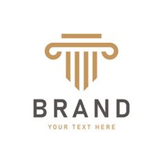 a logo for a company that sells jewelry and watches, including an ancient greek column