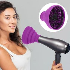 1 PCS Silicone Hair Dryer Cover Travel Hairdryer Hair Dryer Diffuser Universal Hair Diffuser Attachment Material: Silica gel Color: as the picture shows, (Due to the difference between different monitors, the picture may have slight color difference. please make sure you do not mind before ordering, Thank you!) Package weight: 150g Package size: 13.8x11.5x6cm,(Please allow 1-3mm error due to manual measurement. please make sure you do not mind before ordering.) Size: One Size.  Color: Black. Homemade Diffuser Hair Dryer, How To Use Hair Dryer Diffuser, Diy Diffuser Hair Dryer, Hair Dryer With Diffuser, Hair Diffuser Attachment, Travel Blow Dryer, Blow Dryer Diffuser, Blow Hair, 2nd Day Hair