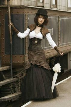 Steam Punk Diy, Steampunk Fashion Women, Steampunk Mode, Costume Carnaval, Steampunk Couture, Steampunk Dress