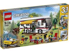 ad eBay - Find many great new & used options and get the best deals for *BRAND NEW* Lego Creator 31052 Vacations Getaway BNIB Retired Set x 1 at the best online prices at eBay! Free shipping for many products! Fold Up Beds, Lego Creator Sets, Build A Camper Van, Build A Camper, Lego Pieces, Lego For Kids, Buy Lego, Lego Creator, Lego Instructions