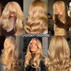 Hair For Warm Undertones, Warm Golden Blonde Hair, Best Blonde Hair, Golden Hair Color, Golden Blonde Hair Color, Caramel Blonde Hair, Summer Blonde Hair, Strawberry Blonde Hair Color, Classy Hairstyles