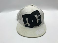 Vintage White DC Dirty 6 7/8-7 1/4 Baseball Cap See Pictures Vintage White Adjustable Fitted Hat, Vintage White Fitted Hat With Flat Brim, White Vintage Adjustable Fitted Hat, White Adjustable Vintage Fitted Hat, Dc Clothing, Skate Outfit, Sick Clothes, Vintage Baseball Caps, White Caps