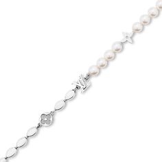 LOUIS VUITTON® - Pearls Fusion Bracelet - Silver Luxury White Gold Pearl Jubilee Bracelet, Louis Vuitton Armband Bracelets, Lv Bracelet Louis Vuitton, Mens Bracelet Luis Vuitton, Pearl Fusion, Louis Vuitton Bracelet Women, Louis Vuitton Silver Bracelet, Business Bags Men, Bracelet Pearls