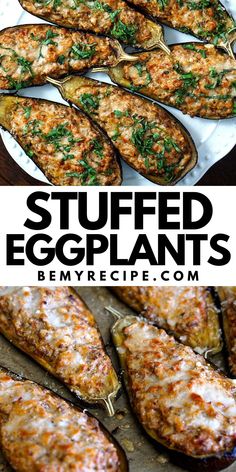 stuffed eggplant is an easy and delicious appetizer for any special occasion