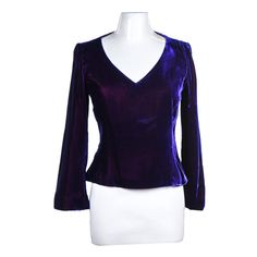 Brand :Dana Buchman Size : 10 Material : (37% Viscose, 63% Acetate) Condition : Like - New Condition Description: This Item Is In Excellent Condition. You Might Mistake It For Brand New! Color : Purple Meausurements (In Inches) : Chest : 14 Sleeve : 21179 Length : 21 Sku : 967522714 Clothes Purple, Office Clothes, Office Outfits, Purple Color, Color Purple, New Color, Bell Sleeve Top, Blouses For Women, Top Blouse