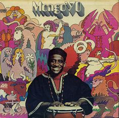 the album cover for moggu, featuring an image of a man holding a drum