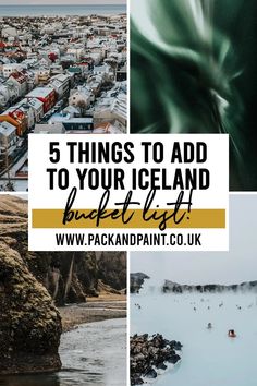 the top five things to add to your iceland bucket list