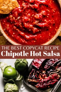 the best copycat recipe for chipotle hot salsa