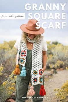 If you're a beginner crocheter looking for a colorful and easy project for fall and winter, look no further! Make and Do Crew has a free granny square scarf pattern that you'll love. Learn how to crochet a scarf using granny squares and explore different designs with this beginner-friendly pattern. This chunky winter scarf is not only cozy, but also stylish, making it perfect for both men and women. Visit our blog and start on your own winter crochet scarf today!