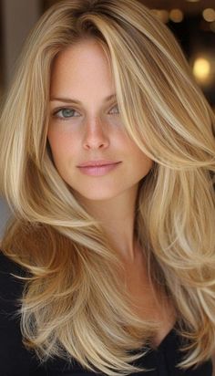 Explore the best honey blonde hair color ideas for a warm, golden glow. From balayage to highlights, ombre to rose gold blends, find inspiration for your next hair transformation. Perfect for all hair types and styles, these honey blonde hues will add depth, dimension, and a sun-kissed elegance to your look. Platinum And Honey Blonde Hair, Full Honey Blonde Highlights, Blonde Balayage Warm Tones, Ombré Hair Blonde, Honey Blonde Lowlights, Honey Coloured Hair, Balayage To Highlights, Solid Blonde Hair, Golden Honey Blonde Hair