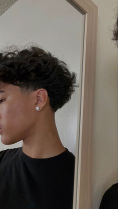 Low Taper Haircut, Taper Fade Long Hair, Edgar Haircut, Mens Haircuts Thick Hair, Male Haircuts Curly, Really Curly Hair, Low Taper