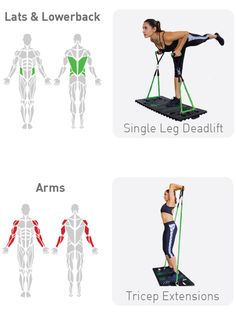 four different types of exercises for the body